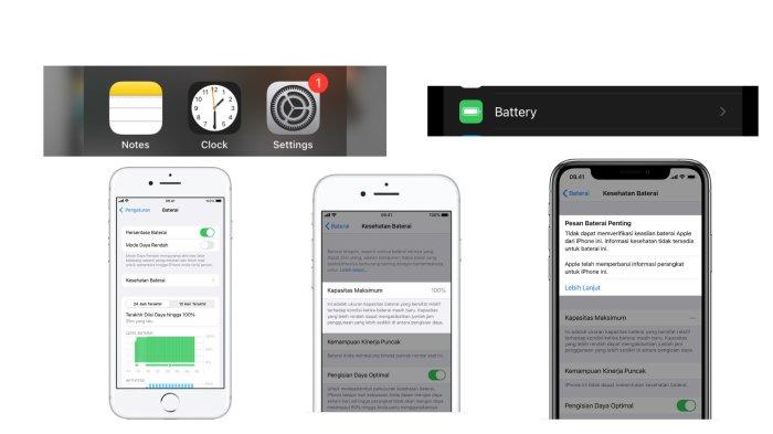 Cek Baterai Iphone
