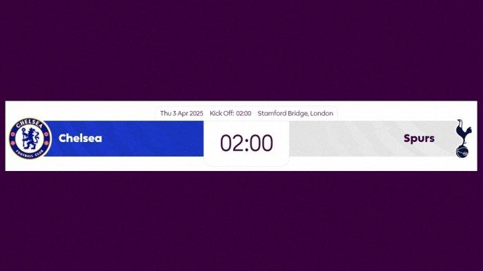 Link Live Streaming dan Head to Head Chelsea vs Tottenham Liga Inggris Malam Ini Jumat 4 April 2025 Pukul 02:00 WIB