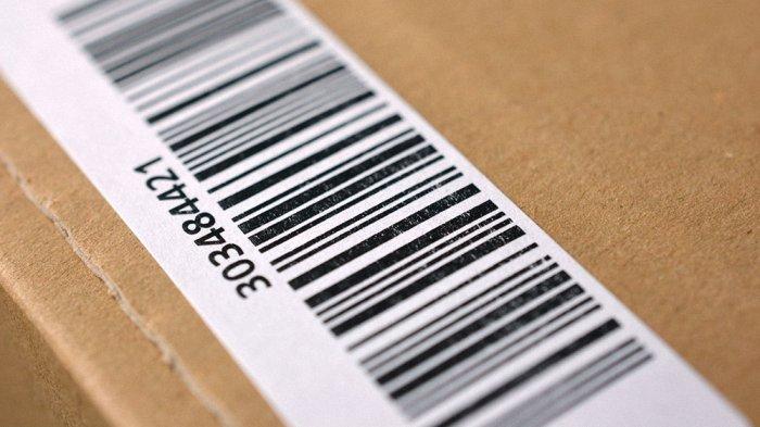 Contoh gambar barcode pada sebuah produk