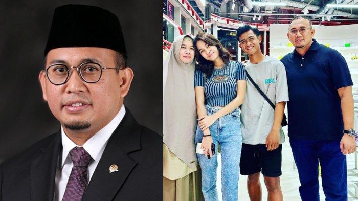 Daftar Harta Kekayaan Andre Rosiade. FOTO: Andre Rosiade bersama menantu, anak, dan istrinya.