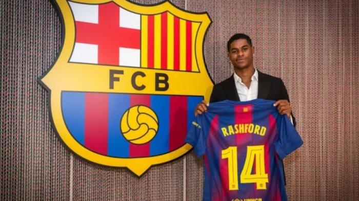 RESMI BERSERAGAM BARCA: arcelona dan Manchester United telah mencapai kesepakatan peminjaman Marcus Rashford hingga 30 Juni 2026.