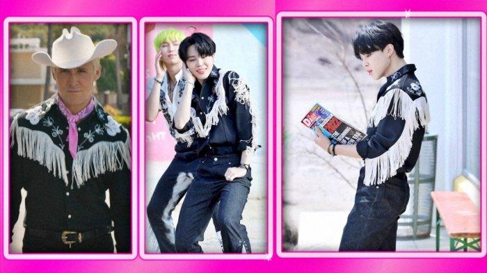 Gaya Jimin BTS di Permission To Dance vs Ryan Gosling di Film Barbie