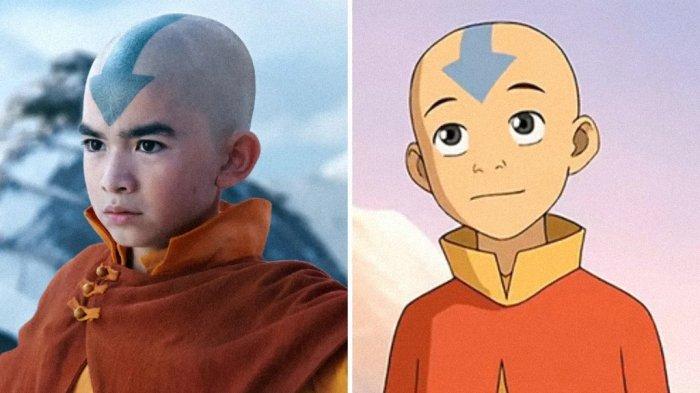 Gordon Cormier sebagai Aang di Serial Netflix Avatar: The Last Airbender