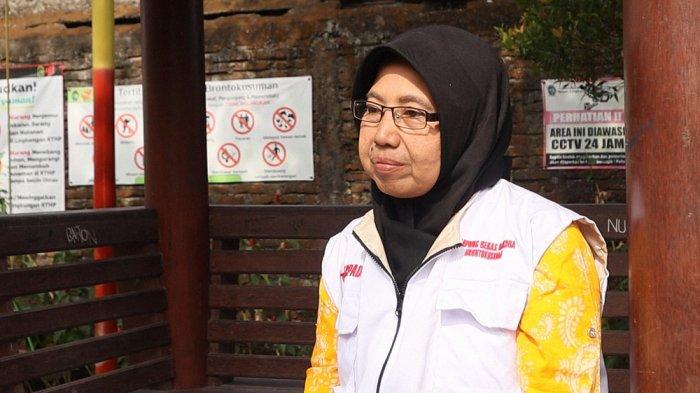 Heni Mudiyati, anggota IBM Dakara Kusuma Kalurahan Brontokusuman, saat ditemui Tribunjogja.com di Kantor Kalurahan Brontokusuman, Selasa (19/9/2023)