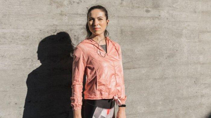 Portrait of fit athlete outdoor