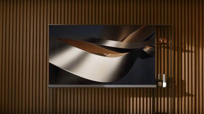 LG Signature OLED T yang transparan