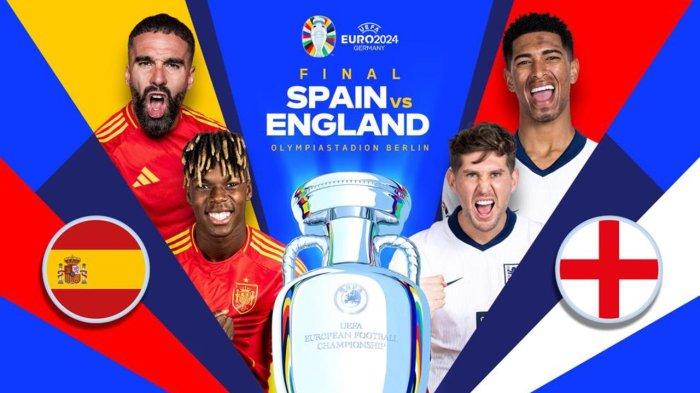 LIVE STREAMING RCTI Vision Plus SPANYOL vs INGGRIS Hari Ini 02.00 WIB, Siapakah Raja Eropa Kali Ini?