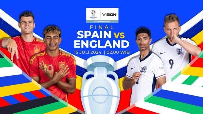SPANYOL vs INGGRIS Hari Ini 02.00 WIB, Siapakah Raja Eropa Kali Ini?