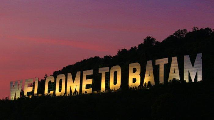 Landmark Welcome to Batam, Ikon Baru a la Hollywood di Kepri Penuh Kuliner, Cocok Jadi Tempat Ngabuburit