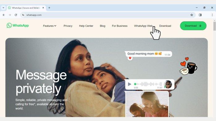 Langkah ketiga menggunakan WhatsApp Web