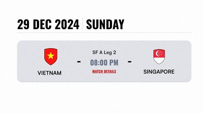 Link Live Streaming VIETNAM vs SINGAPURA Piala AFF Malam Ini 20:00 WIB di GTV Vision+ RCTI+