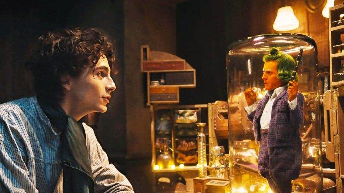 Lirik Lagu Oompa Loompa OST Wonka by Hugh Grant featuring Timothee Chalamet
