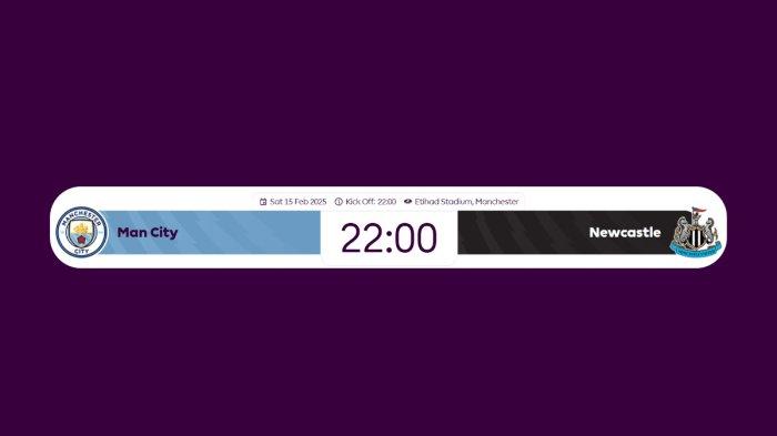 Link Live Streaming Manchester City vs Newcastle United Malam Ini Sabtu 15 Februari 2025 Pukul 22:00 WIB