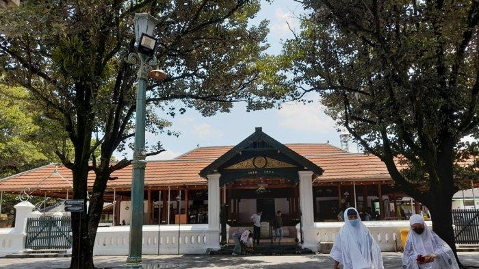Suasana di Masjid Gedhe Mataram Kotagede, Sabtu (2/3/2022) siang.