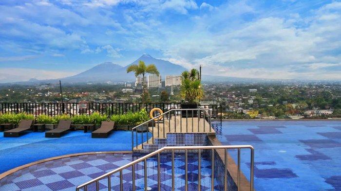 Nirvana Pool, kolam renang rooftop di Indoluxe Hotel Yogyakarta