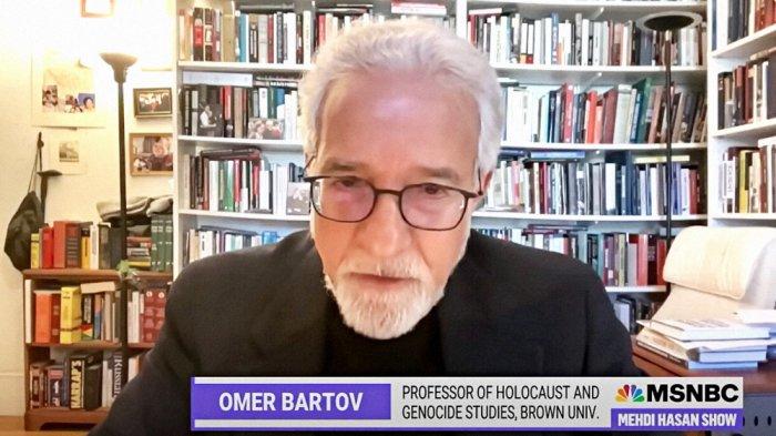 Omer Bartov Profesor Studi Bencana dan Genosida dari Brown University Amerika Serikat saat diwawancarai MSNBC, Sabtu (4/11/2023).