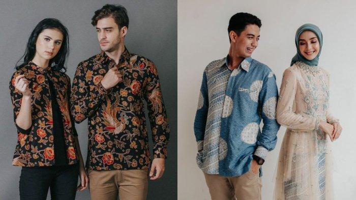 Kolase Outfit kondangan couple