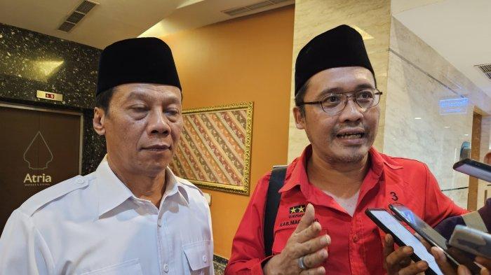 Grengseng Pamuji (kanan) dan H Sahid (kiri)