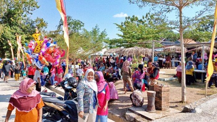 Pawai 17-an Paguyuban Pedagang Sayur Pasar Semin Gunungkidul, Kamis (31/8/2023)