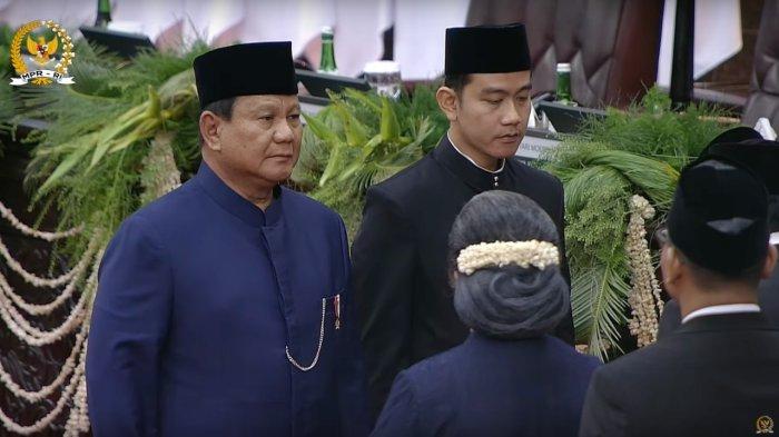 Pelantikan Presiden Prabowo Subianto dan Wakil Presiden Gibran Rakabumin Raka, Minggu, 20 Oktober 2024