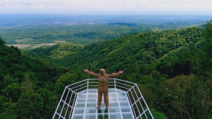Pemandangan di Canting Mas Puncak Dipowono, Kulon Progo
