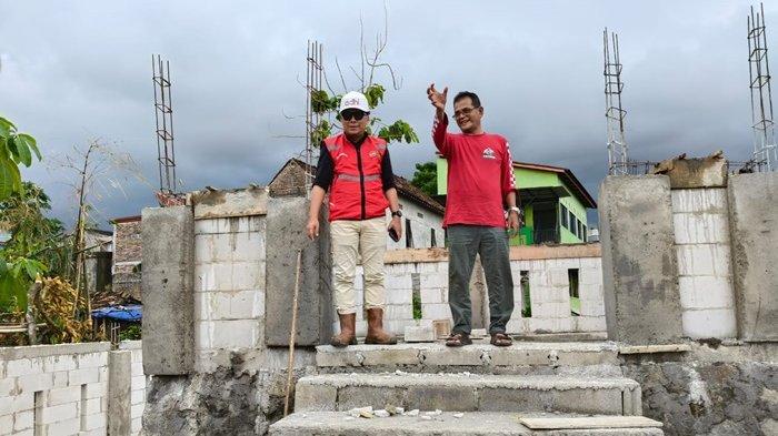 Pembangunan makam Baru Mbah Celeng atau Kyai Kromo Ijoyo di dusun Ketingan, Tirtoadi, Mlati, kabupaten Sleman.
