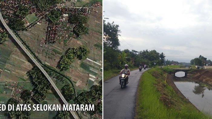 Jalan Tol Yogyakarta-Bawen seksi 1 (Junction Sleman hingga Banyurejo) di seputar Selokan Mataram mengalami perubahan.