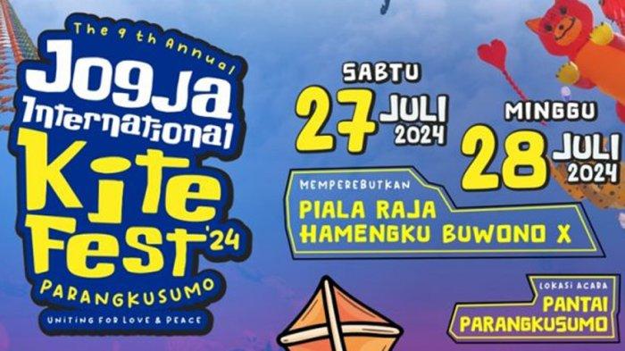 Poster Jogja International Kite Festival 2024