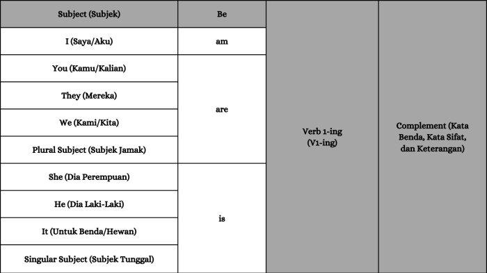 Present Continuous Tense