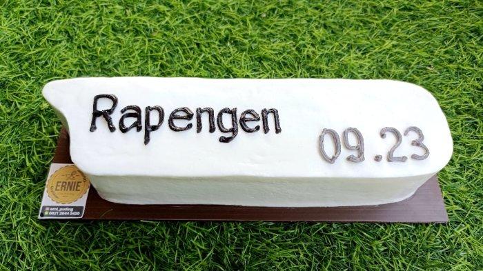 Roti ulang tahun untuk Sanda dari Fajar, kue ultah viral Rapengen 09.23
