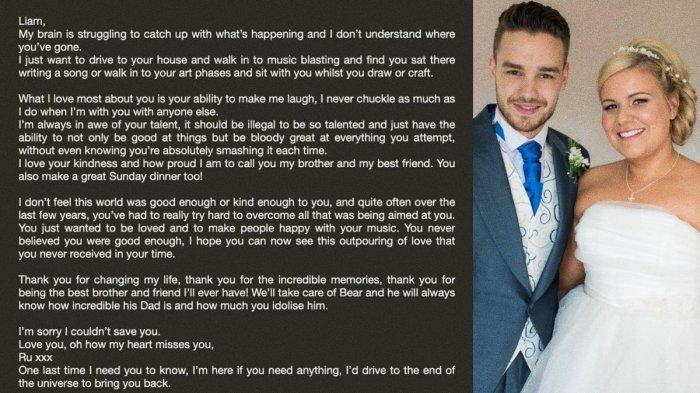 Ruth Gibbins kakak Liam Payne One Direction buka suara, mengenang sang adik lewat unggahan Instagram @roo0990 19 Oktober 2024