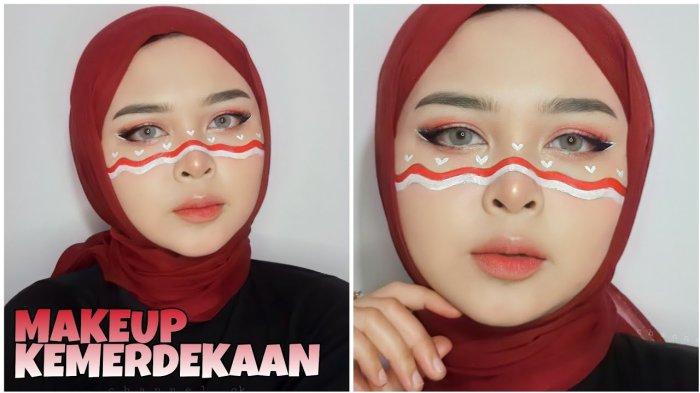 TUTORIAL MAKEUP KEMERDEKAAN 17 AGUSTUS TERBARU SIMPEL BANGET FACE PAINTING