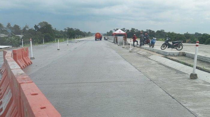 EXIT TOL: Kondisi exit tol Tamanmartani yang merupakan bagian dari jalan tol Jogja - Solo yang akan dibuka fungsional pada 24 Maret 2025 untuk mengurai kepadatan lalulintas saat mudik lebaran.