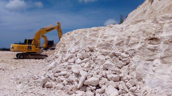 Penampakan gua tempat ditemukannya batuan stalagmit dan Stalaktit yang sudah ditutup, pada Rabu (16/10/2024)