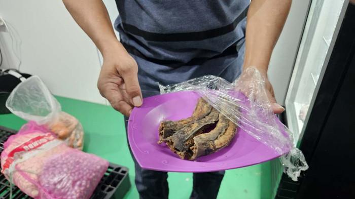 MBG : Sample lauk ikan lele yang diproduksi Satuan Pelayanan Pemenuhan Gizi (SPPG) Muntilan, Jumat (25/7/2025)