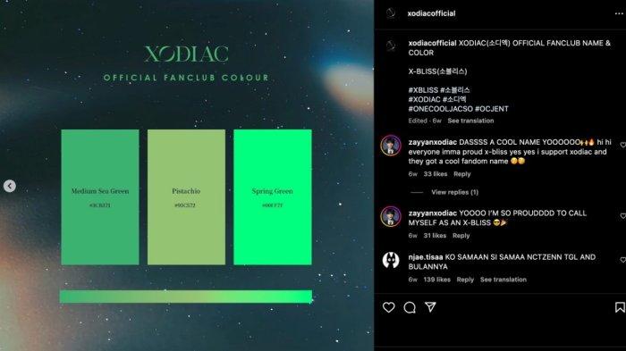 Warna fan club XODIAC