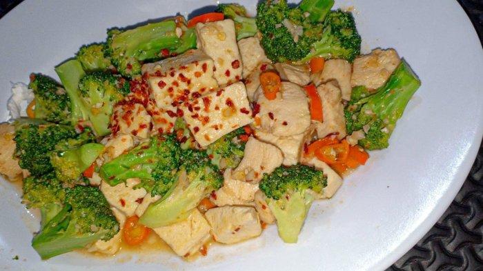 Tumis Brokoli Tahu