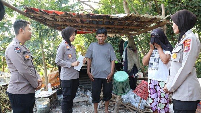 Jajaran Polres Bantul memberikan santunan kepada perempuan warga Bantul yang dihakimi massa karena dituduh mencuri, Selasa (29/8/2023) kemarin