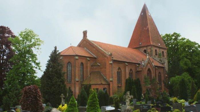 Sebuah rumah warga di Desa Hilgermissen di perbatasan antara Bremen dan Hanover, Jerman