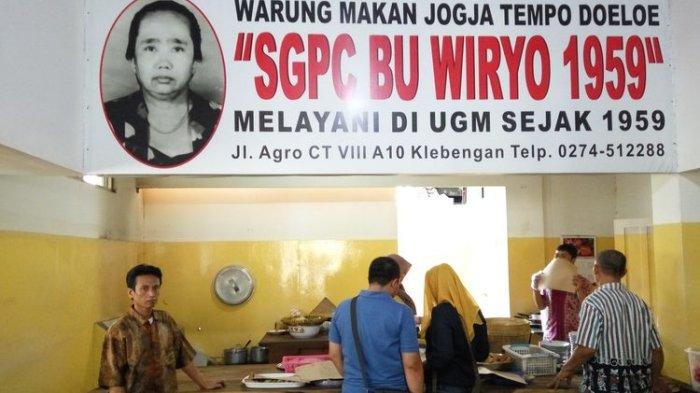 Ilustrasi: SGPC pecel Bu Wiryo yang melegenda