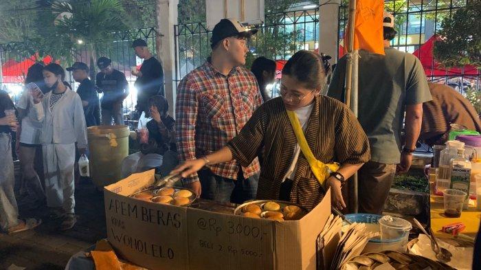 Stan apem beras di Pasar Kangen Jogja 2023 di Taman Budaya Yogyakarta, 29 Juli - 5 Agustus 2023