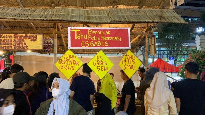 Stan tahu petis di Pasar Kangen Jogja 2023 di Taman Budaya Yogyakarta, 29 Juli-5 Agustus 2023
