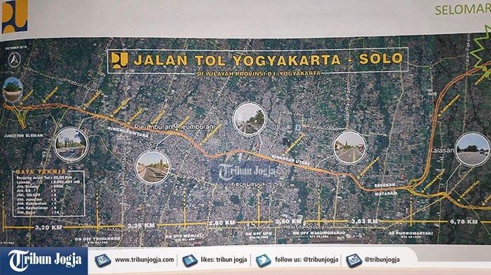 Jalur Tol Yogyakarta-Solo yang melintas di kawasan Yogyakarta