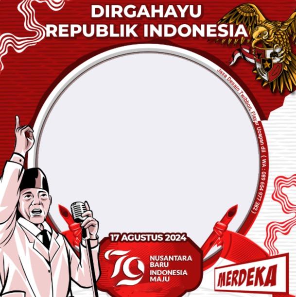 Twibbon HUT Ke-79 RI 2