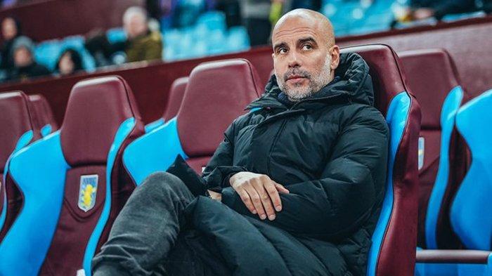 Pelatih Manchester City Pep Guardiola mulai frustasi usai timnya kalah lawan Aston Villa di Liga Inggris