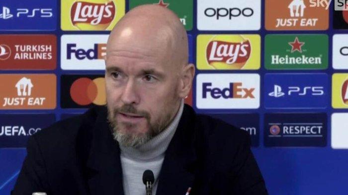 FOTO Pelatih Manchester United Erik Ten Hag. Coach Erik Ten Hag dan Pep Guardiola buka suara menyikapi adanya pemain yang cedera jelang duel Man United vs Man City di final Community Shield.