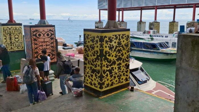 SIAP BERANGKAT – Aktivitas keberangkatan speedboat ke rute tujuan dari Pelabuhan Tengkayu Satu Kota Tarakan. TRIBUNKALTARA.COM/ANDI PAUSIAH