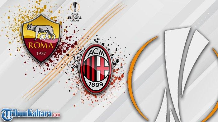 AS Roma vs AC Milan di Liga Europa.