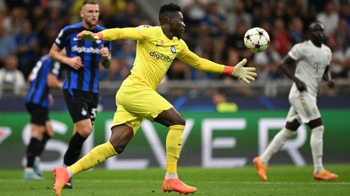 Andre Onana, kiper Inter Milan yang memulai debutnya sebagai starter di pertandingan babak penyisihan Liga Champions melawan Bayern Muenchen. Kiper asal Kamerun itu dipastikan akan dicadangkan di pertandingan Nerazzurri berikutnya saat menjamu Torino di Liga Italia.