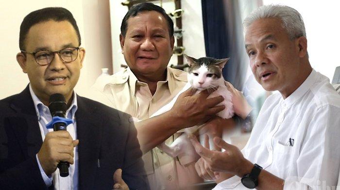 Calon presiden di Pilpres 2024, Anies Baswedan, Prabowo Subianto, dan Ganjar Pranowo. (Kolase TribunKaltara.com / Instagram / @officialasromaWarta Kota/Yulianto, Instagram/@prabowo, dan Tribunnews/Irwan Rismawan)